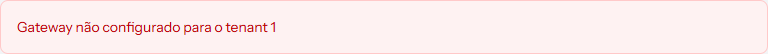 Red band at the top of the enrollment screen, carrying the error message from the failed attempt
